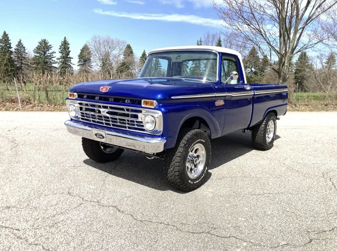 1966 Ford F-100 Custom Cab 4×4, view 1