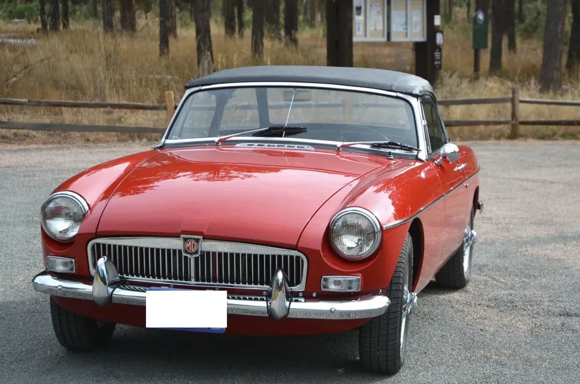 1966 MG MGB Roadster, view