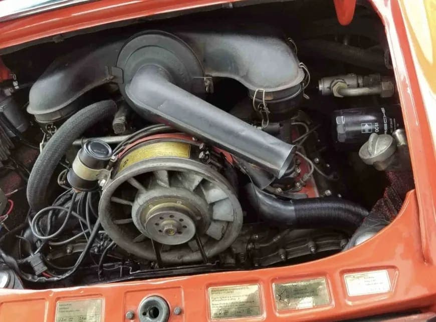1971 Porsche 911S Targa, view
