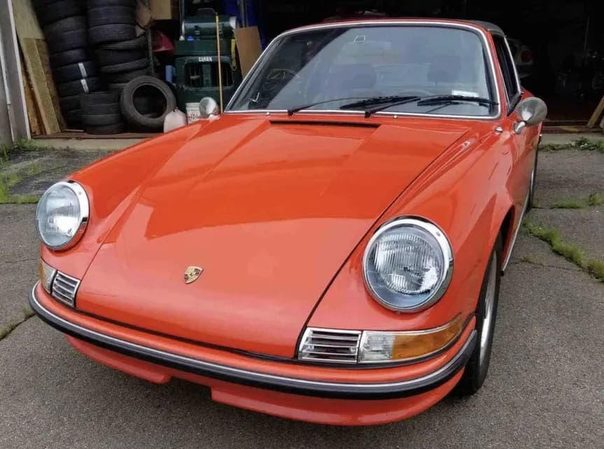 1971 Porsche 911S Targa, view
