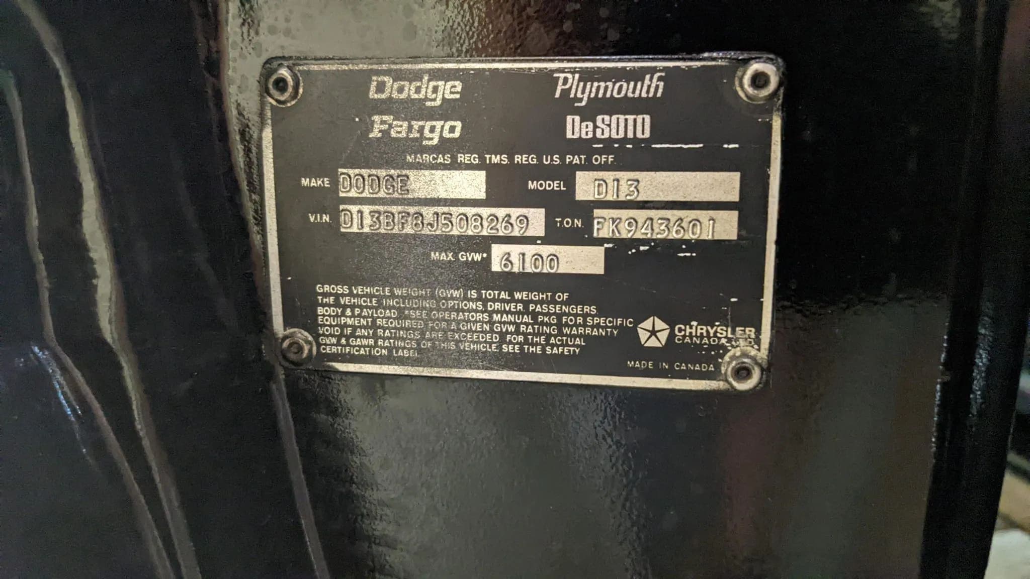 1978 Dodge D150 Warlock, view